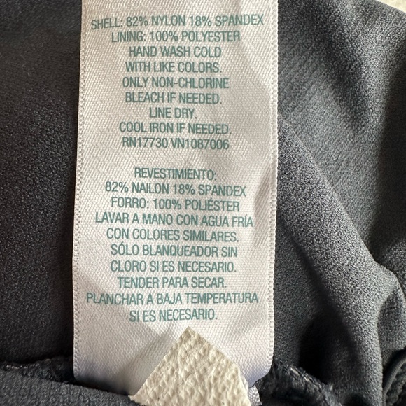 Kona Sol Women's Paisley Bralette Bikini Top Gray Pink Adjustable Straps Medium - Picture 10 of 15